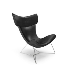 bo concept imola chair andrelious bedroom black dining furnished furnishings furniture leather live model room 3d print model - Mito3D