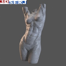 body female 3dserj anatomy architecture bronze bust decorative elements interior marble model portrait sculpture statue 3d print model - Mito3D
