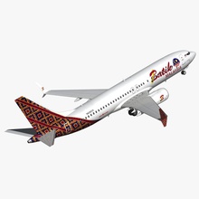 boeing 737 max batik hava uçak havaalanı sivil ticari egpjet3d oyun jet aslan Malezya model yolcu sım ulaşım 3d print model - Mito3D