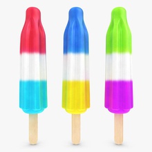 bomb pop 3 colors 3dror base cold collection color default food freeze game hot ice jolly lolly lower model pole poly popsicle rancher ready scanline snack summer test vray water 3d print model - Mito3D