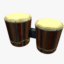 bongo v1 müzik aletleri yazdırılabilir lowpoly 3d print model - Mito3D