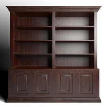 bookshelf 3ds antic antique archive bigviceroy bookcase books cabinet cover furnishings furniture information knowledge library max model museum object paper ray shelving v wood 3d print model - Mito3D