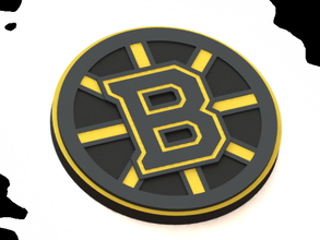 boston bruins logo nhl il ghiaccio l'hockey sport 3d print model - Mito3D