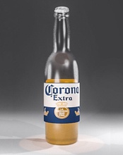 garrafa de cerveja corona a bebida alimentos 3d print model - Mito3D