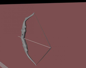 bow arrows arrow weapons 3d print model - Mito3D