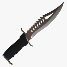 couteau bowie 3dsam79 de la lame coupe poignard hunt le machette mêlée modèle tactique l'arme 3d print model - Mito3D