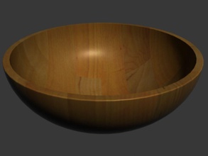 bowl baked container cooked cookware food furnishings glossy kitchen mike060187 model rice salad varnish wood wooden 3d print model - Mito3D