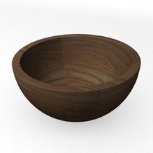 bowl9 basin bescec bowl ceramic decoration decorative dish food fruit furnishings interior model ornamental pan plated pot pottery tableware visualization viz 3d print model - Mito3D