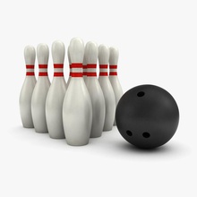 des quilles de bowling les balles bol collection la concurrence jeu passe-temps loisirs levking modèle broche ludique en jouant sport grève dix jouet 3d print model - Mito3D
