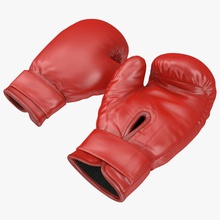 boxing gloves 3d molier 3ds bag box c4d character clothes decor equipment fighting gym international kick leather max model punch realistic red ring spar sport train vray 3d print model - Mito3D