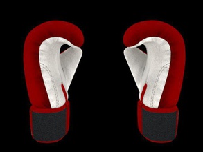 boxing gloves sports 3d print model - Mito3D