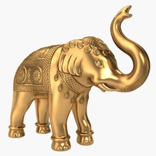 bronze elefante estátua 3d molier animais o personagem colecionáveis decoração a decorativos design figurine mobiliário móveis modelo escultura estatueta vray 3d print model - Mito3D