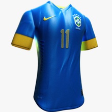 brazil jersey 3v3r brasil cbf character clothes cup football kit model neymar nike player realistic shirt soccer sport swoosh t world 3d print model - Mito3D