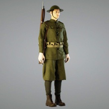 british soldier ww1 1 3d antanta army britain character gun high human infantry man military model pis88 poly rifle solid war weapon world 3d print model - Mito3D