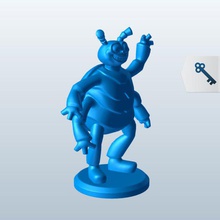 bug monstre v1 le 4 bras mythique les créatures imprimable lowpoly des mythiques 3d print model - Mito3D
