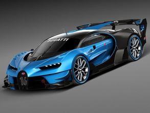 bugatti visão chiron carro de corrida 2017 2015 2016 2018 2019 2020 britânico conceito inglaterra gran gt modelo protótipo a raros scifi squir supercarro o turismo reino unido do veículo 3d print model - Mito3D