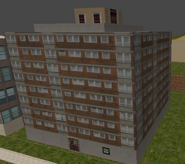 edificio casa apartman de la arquitectura 3D print model - Mito3D