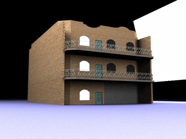 edificio architettura 3D print model - Mito3D