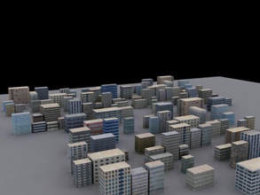 buildings architecture blocks building city commercial futuristic high house industrial intersection lower metropolitan modern office road rose rusty hawk skyscraper street structure tower town 3d print model - Mito3D