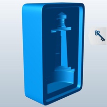 bóia v2 gelo cubo bandeja novidades printable lowpoly 3d print model - Mito3D