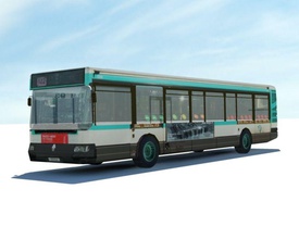 buszip autobus bus bus-Reißverschluss Stadt frangu schwer paris Beifahrer renault transport LKW Fahrzeug 3d print model - Mito3D
