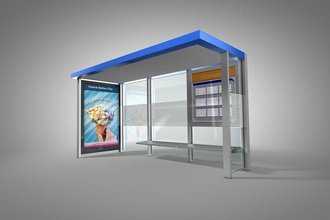otobüs durağı reklam mimarlık alanı şehir elemanları Avrupa mobilya model modern çok halk ritalin barınak istasyonu dur yapısı tramvay bekliyor 3d print model - Mito3D