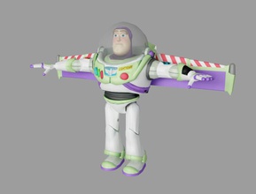 buzz toy story ayaat600 cartoon Charakter Modell Roboter Geschichte - Spielzeug toystory 3d print model - Mito3D