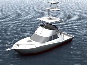 cabo yacht Soluzioni 3d barco la barca famiglia pesce flybridge alta più in basso di lusso medio modello motoscafo personali poli ricreative per spedizione sport moto d'acqua yatch 3d print model - Mito3D