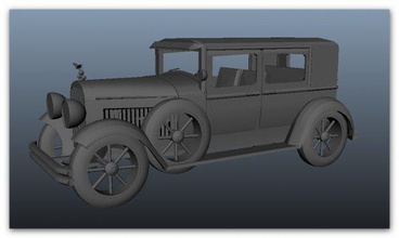 cadillac old timer voiture des véhicules 3d print model - Mito3D