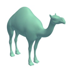 chameau v201 à dos de animaux 01 imprimable lowpoly 3d print model - Mito3D