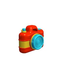 appareil photo v1 jouet de la caméra les jouets imprimable lowpoly 3d print model - Mito3D