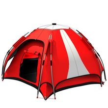 camping tent 2 3degestar cam camp canvas caping fun house model outdoor realistic shelter sleeping sport summer tourist 3d print model - Mito3D