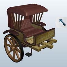 cape cart v1 transportation printable lowpoly 3d print model - Mito3D