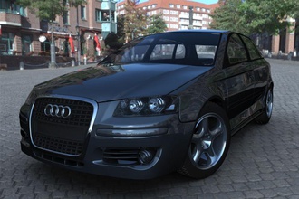 car a3 audi kamalpahuja luxury max maya model sport vehicle 3d print model - Mito3D