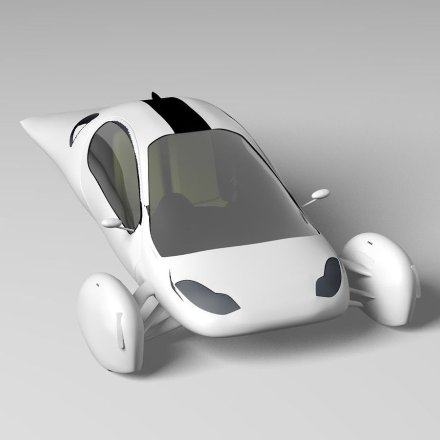 car aptera futuristic jasenluxchambers model sci fi scifi vehicle 3D print model - Mito3D