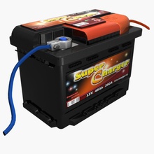 car battery 12 3ds auto b charger current electric electricity energy equipment generic highpoly industrial machine masinac model parts power set supply transport vehicle volt wire 3d print model - Mito3D