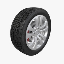 car wheel alloy disc brake generic hanky154 model parts rim road rubber sedan sport support tire tyre tyres vehicle 3d print model - Mito3D