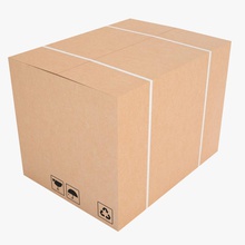 cardboard box 01 3dmodel cargo container diesel v freight gauge industrial load machine model parts transport transportation truck warehouse work 3d print model - Mito3D