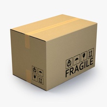 Karton groß board box cargo container Kiste Lieferung fragile Fracht waren Logistik Modell die Palette pekdemir Versand store transport Lager 3d print model - Mito3D