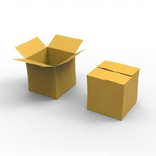 Karton 4d-Gehirns box cargo Fall container Kiste niedrigere Modell Verpackung Papier poly Versand transport 3d print model - Mito3D