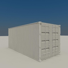 cargo container box crate docking freight industrial load marine model port sea serginio shipping transport 3d print model - Mito3D