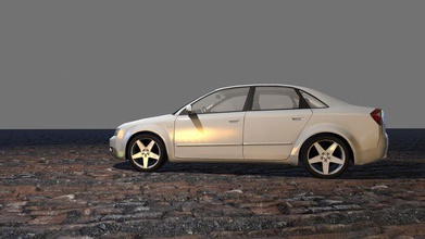 araba gameready lowpoly model gerçek zamanlı tetomir araç 3d print model - Mito3D