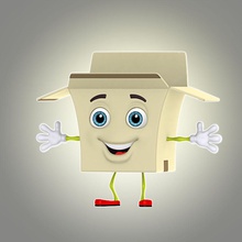 cartoon box 3d cardboard cargo carton character container cute kengustudio model packaging paperboard parcel shipping smile stock store toon warehouse 3d print model - Mito3D