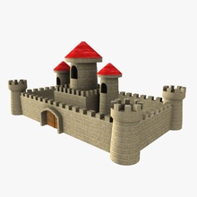 cartoon castle architecture building character child city countryside fairy fantasy game gate historical house kid knight model palace structure summer tale toon tower town village virtualhorizonstudio war 3d print model - Mito3D