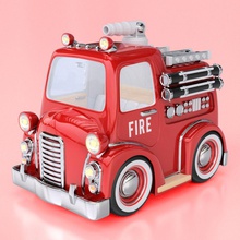 cartoon camion dei pompieri di antiquariato auto cartone animato carino fuoco glenn dawick pesante interni poco modello stilizzata stilizzato toon giocattolo van il veicolo 3d print model - Mito3D
