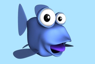 cartoon fish animal character hivefx toon 3d print model - Mito3D