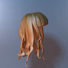menina dos desenhos animados do cabelo 3d 3deverart o personagem feminino garota humanos senhora longo mangá modelo doces a mulher 3d print model - Mito3D