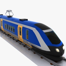 çizgi film yüksek hızlı Tren kurşun araba ticari yük oyun çizgiler lokomotif model ağ yolcu halk demiryolu yol hız istasyonu toon oyuncak parça tren tramvay ulaşım araç virtualhorizonstudio 3d print model - Mito3D