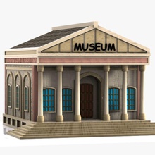 cartoon museum apartment architecture building centre city column game hall historical home house model sacred saloon stairs structure temples toon touristic tower town toy village virtualhorizonstudio 3d print model - Mito3D