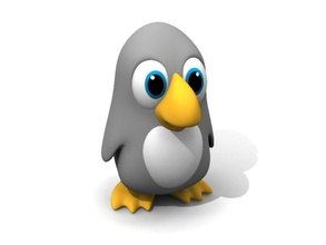 cartone animato pinguino animale anime bird carino fictionalhead divertente modello toon 3d print model - Mito3D